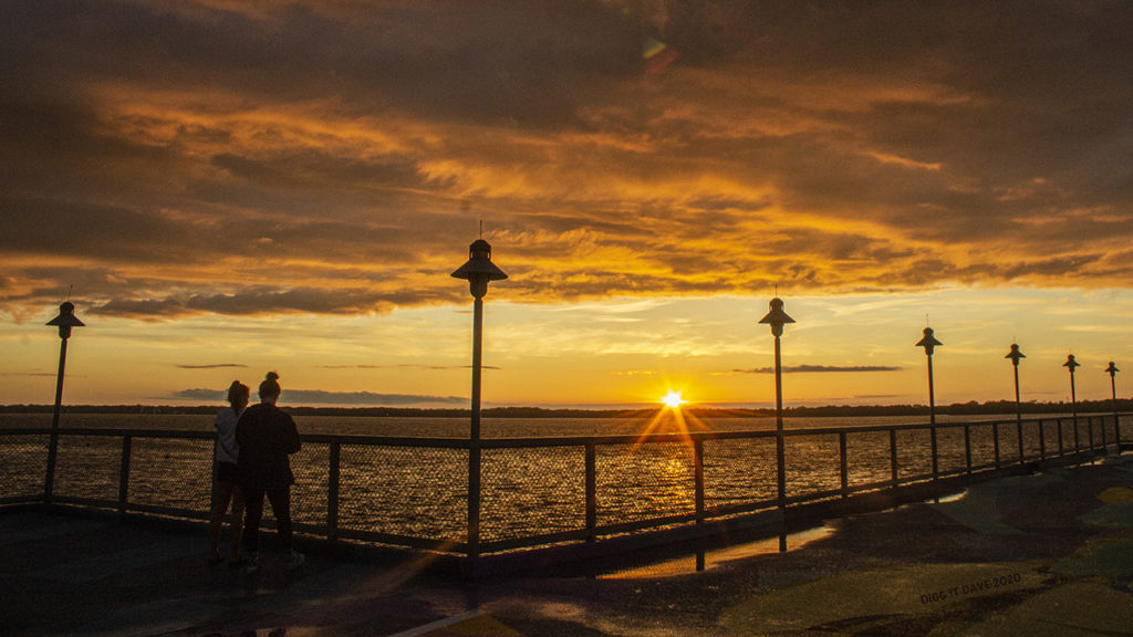 Sunset at Dobbin's Landing in Erie, PA